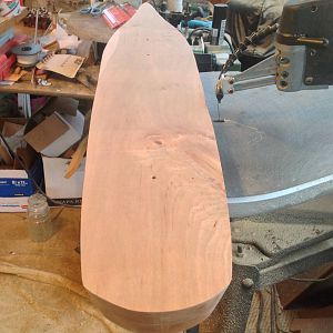 Iowa Class Battleship - unfinished sanded hull aft