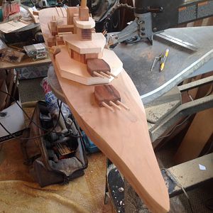 Iowa Class Battleship - unfinished