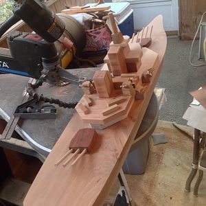 Iowa Class Battleship - unfinished