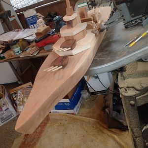 Iowa Class Battleship - unfinished