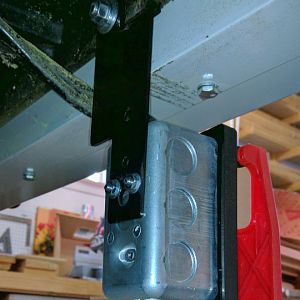 table saw switch mounting detail