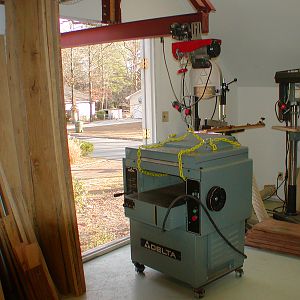 20" Planer, in its new home