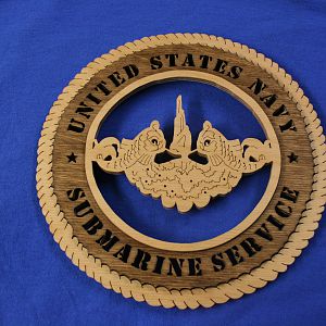 Submarine Service Plaque