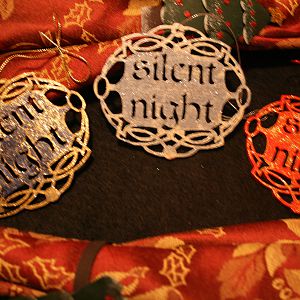 Silent Night Christmas Ornaments