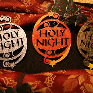 Holy Night Christmas Ornaments
