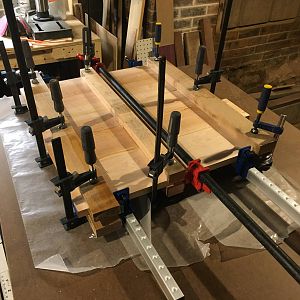table top glue up