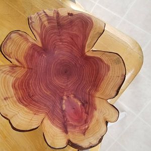 Cedar end grain bowl