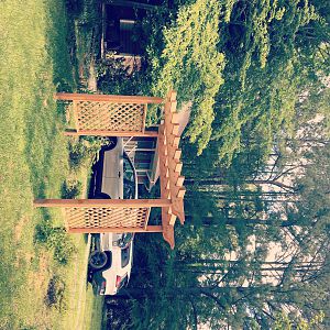 Cedar arbor/pergola