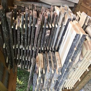 Walnut, Locust, Poplar, Oak and Hickory Slabs