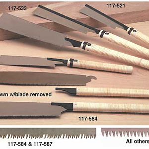 Assorted Japanese "style" saws