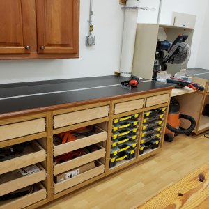 New miter saw bench