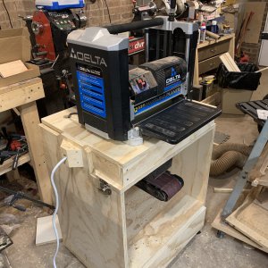 Planer mounted