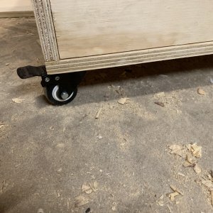 2" dual locking casters
