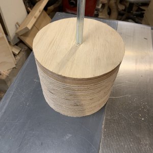 Dry fitting on shaft