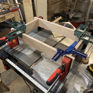 frame glue up