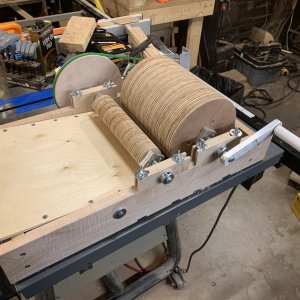 Crank & tray installed