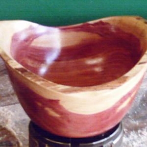 cedar natural edge bowl