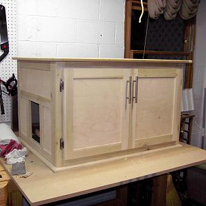 Bird cage cabinet - assembled