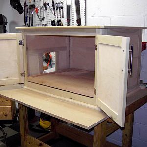 Bird cage cabinet - assembled