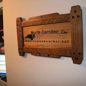 Plaque Presented to Steve Coles