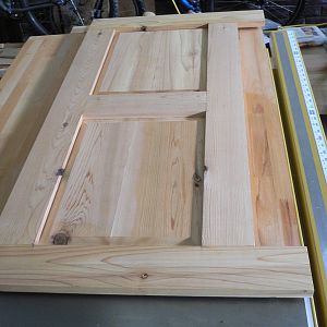 Dry Fitting Pictures of Front Cedar Frame