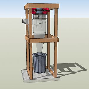 SketchUp Model of My ClearVue Cyclone - Front