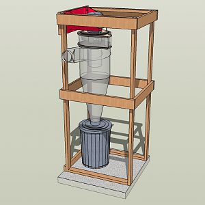SketchUp Model of My ClearVue Cyclone - Left