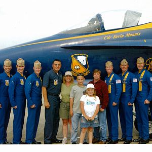 With the Blue Angels