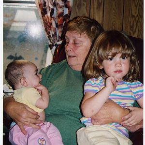 Rita with great grand kids