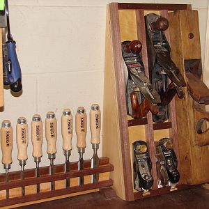 New chisel rack and plane till