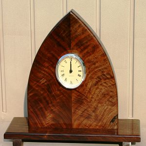 walnut clock