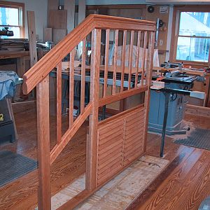 Custom Cherry Railing
