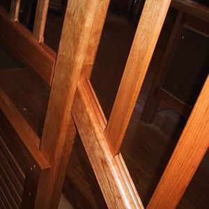 Custom Cherry Railing