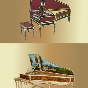 Harpsichord Collage
