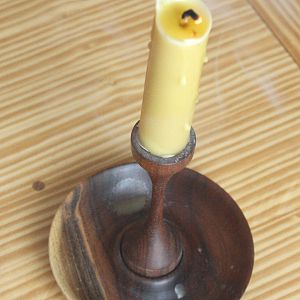 Walnut Candle Stick