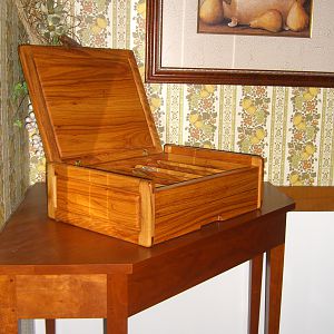 Shaker Dining room silverware chest