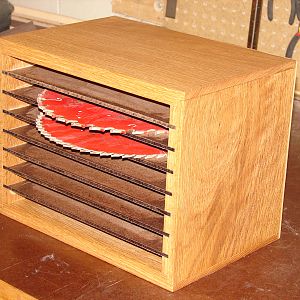 Tablesaw blade box