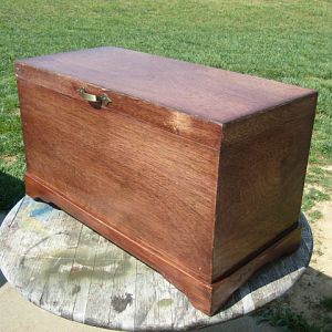 Blanket chest side view