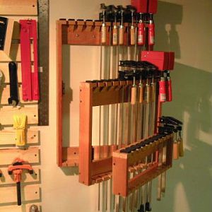 Wall Mounted Clamprack