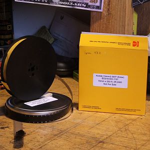 A 200-foot roll of 16mm