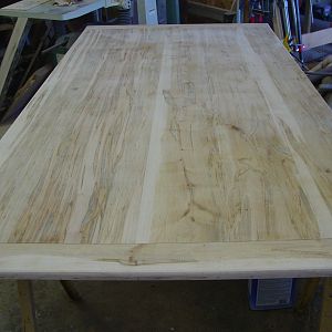 Spalted maple table