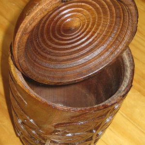Carved Turning Lid