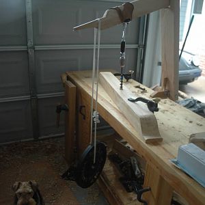 old school drill press