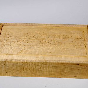 Curly Maple Moravian Candle Box