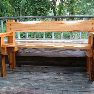 Rustic Bench, Cypress
