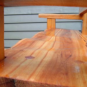Rustic Bench, Cypress