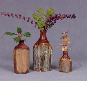 Cedar Post Bud Vases