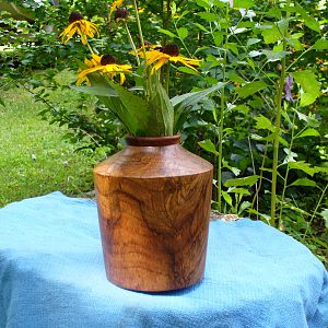 White Oak Vase