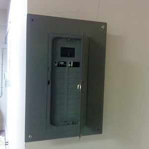 Workshop doors and electrical