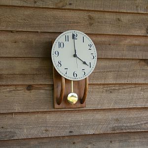 Walnut Arts and craft Clock